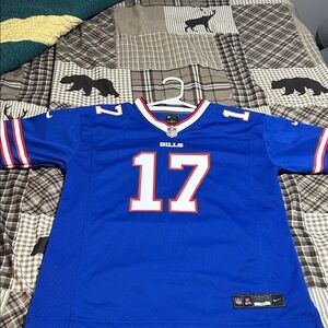 Nike Blue and Red Football Jersey